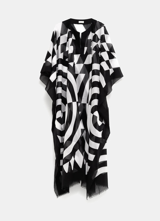 Caftan estampado