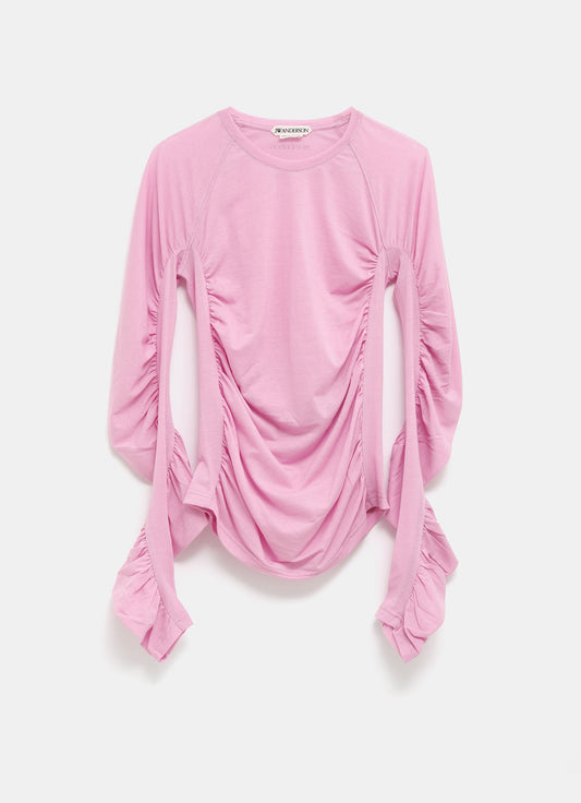 Top fruncido para mujer