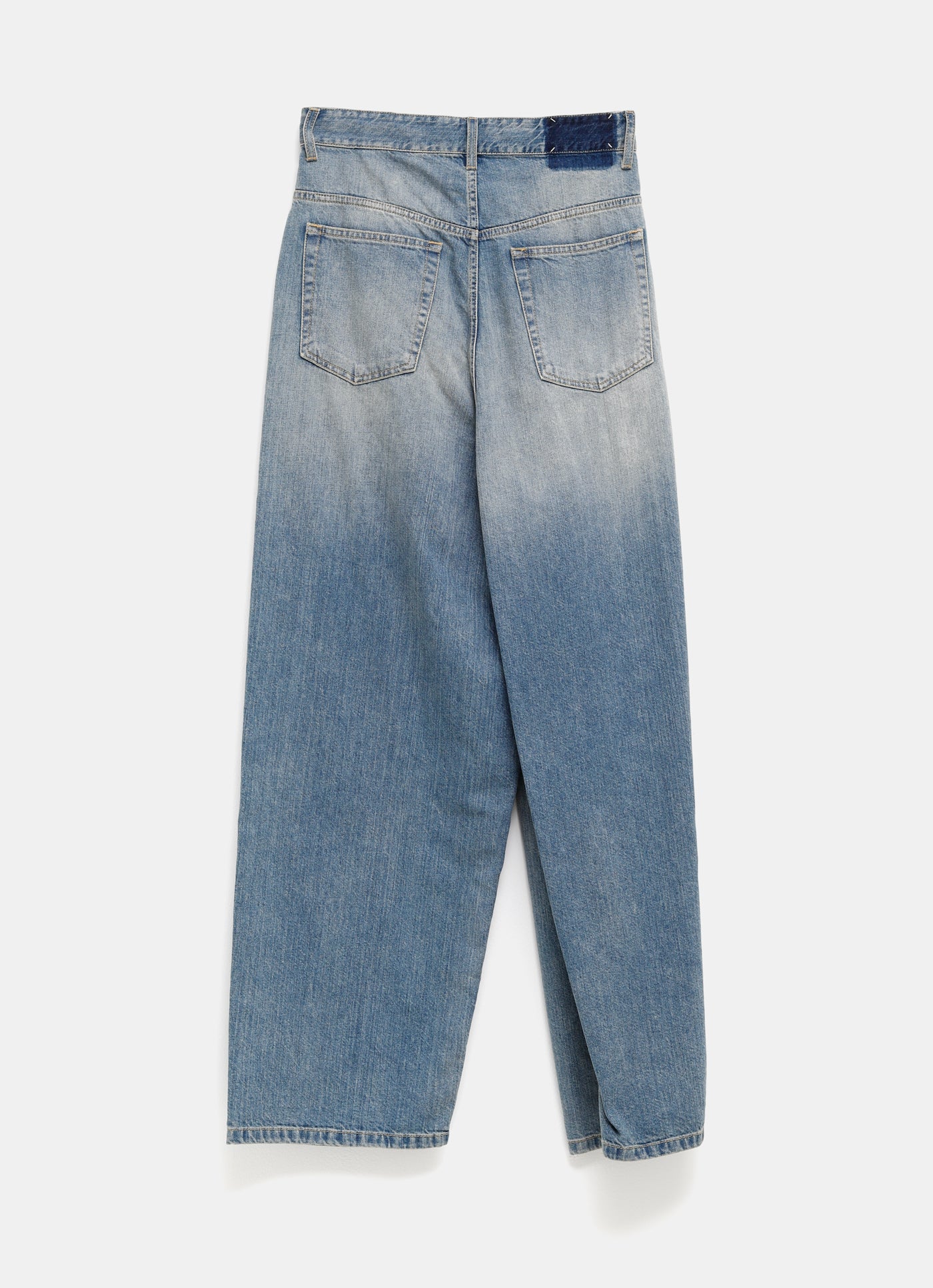 Pantalón vaquero cruzado para mujer