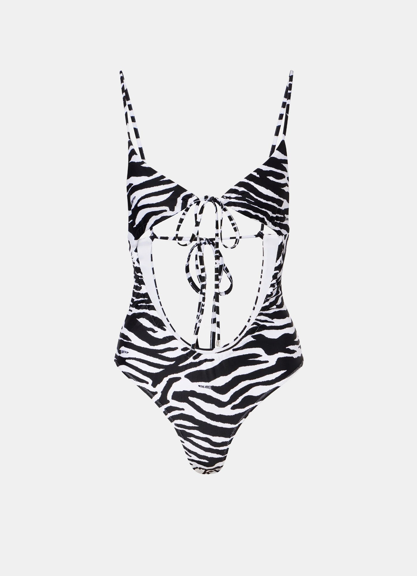 Bañador con estampado de cebra