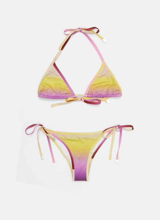 Conjunto de bikini multicolor