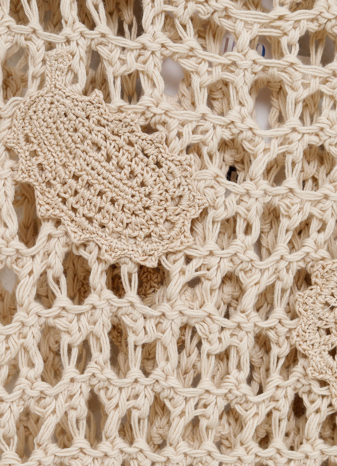 Vestido mini de crochet
