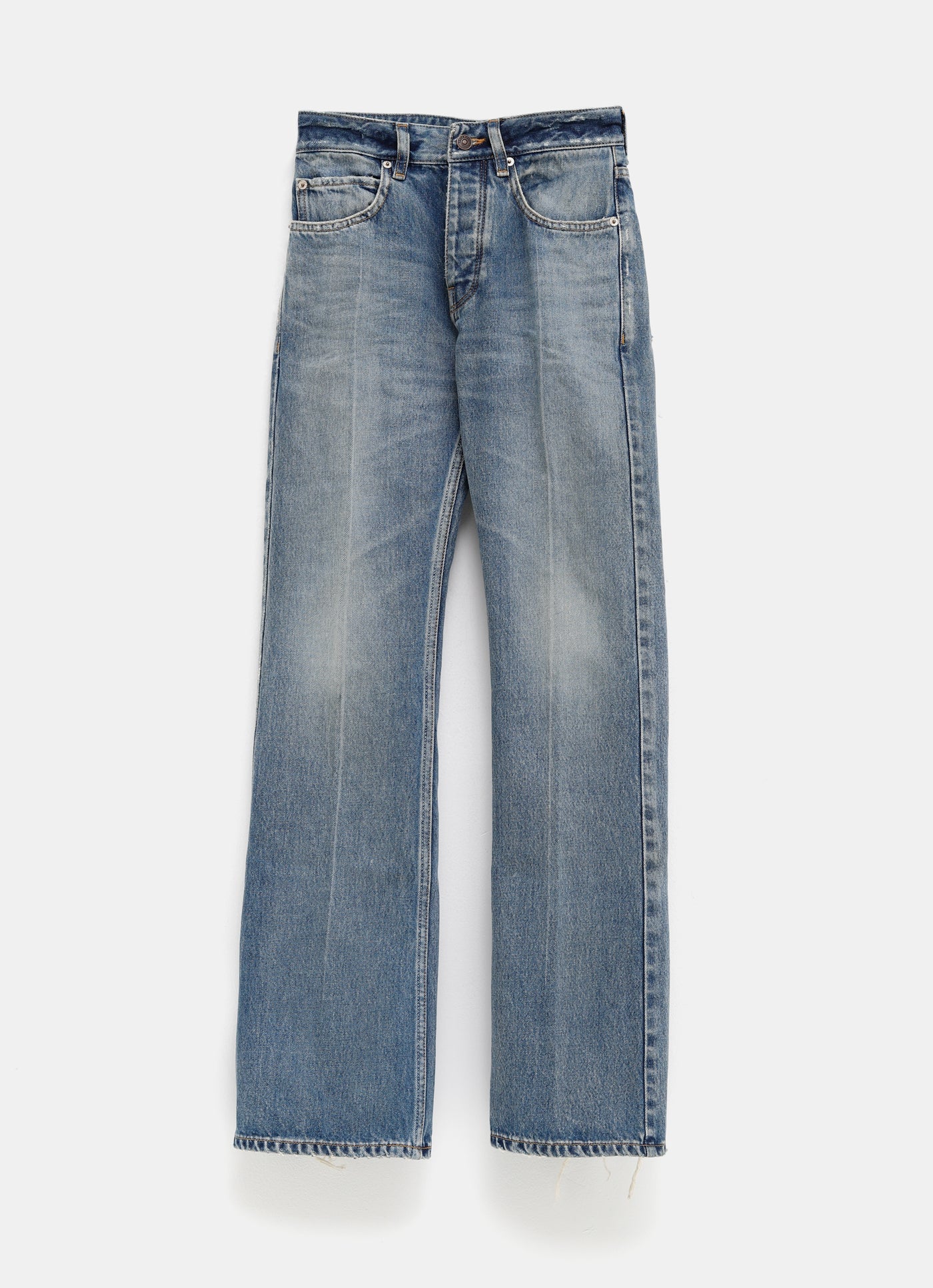 Pantalón vaquero recto para mujer