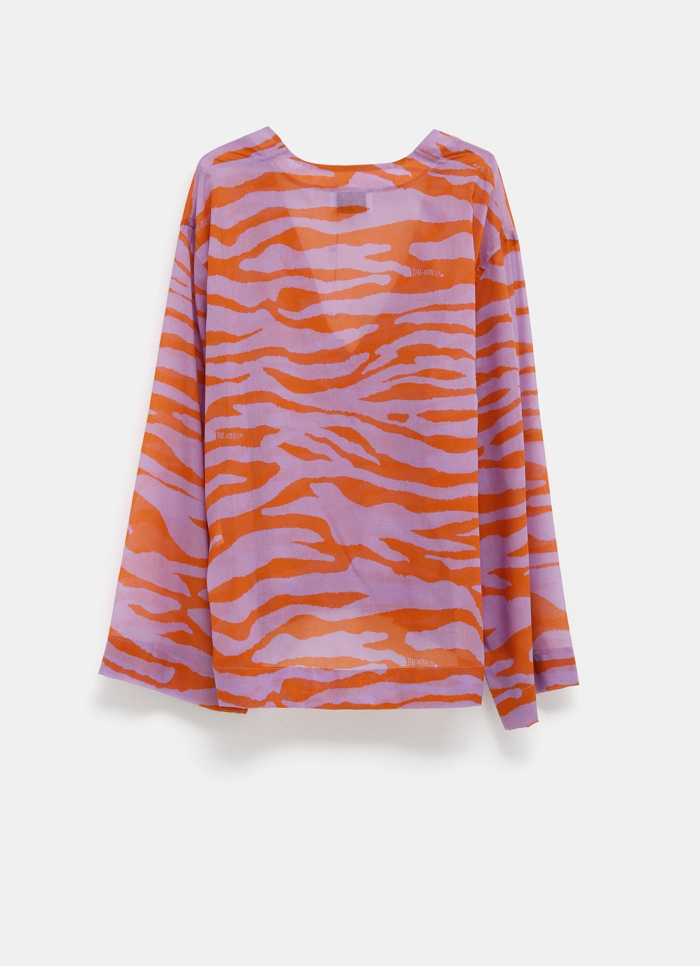 Blusa con estampado de cebra