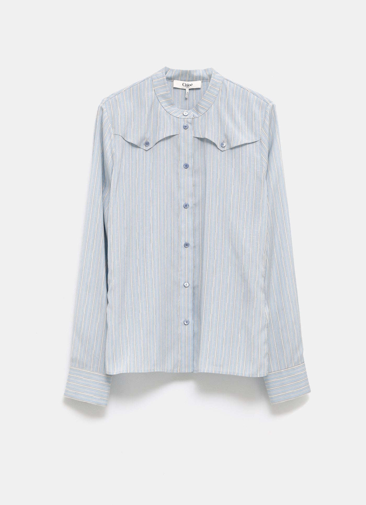 Camisa ajustada a rayas