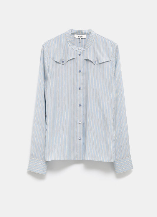 Camisa ajustada a rayas