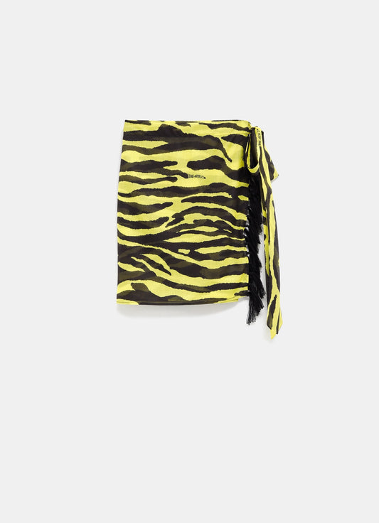 Pareo con estampado de cebra