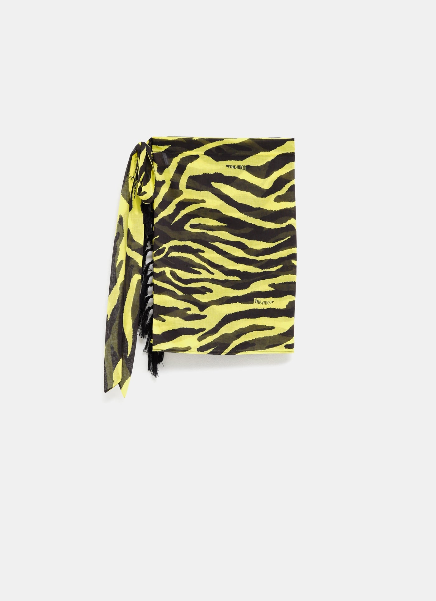 Pareo con estampado de cebra