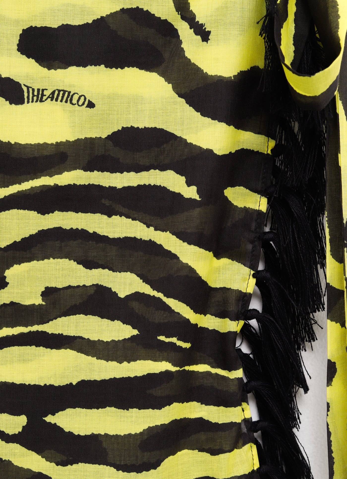Pareo con estampado de cebra