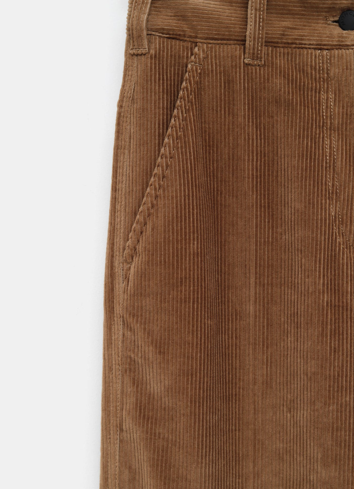 Pantalón ancho de pana para mujer
