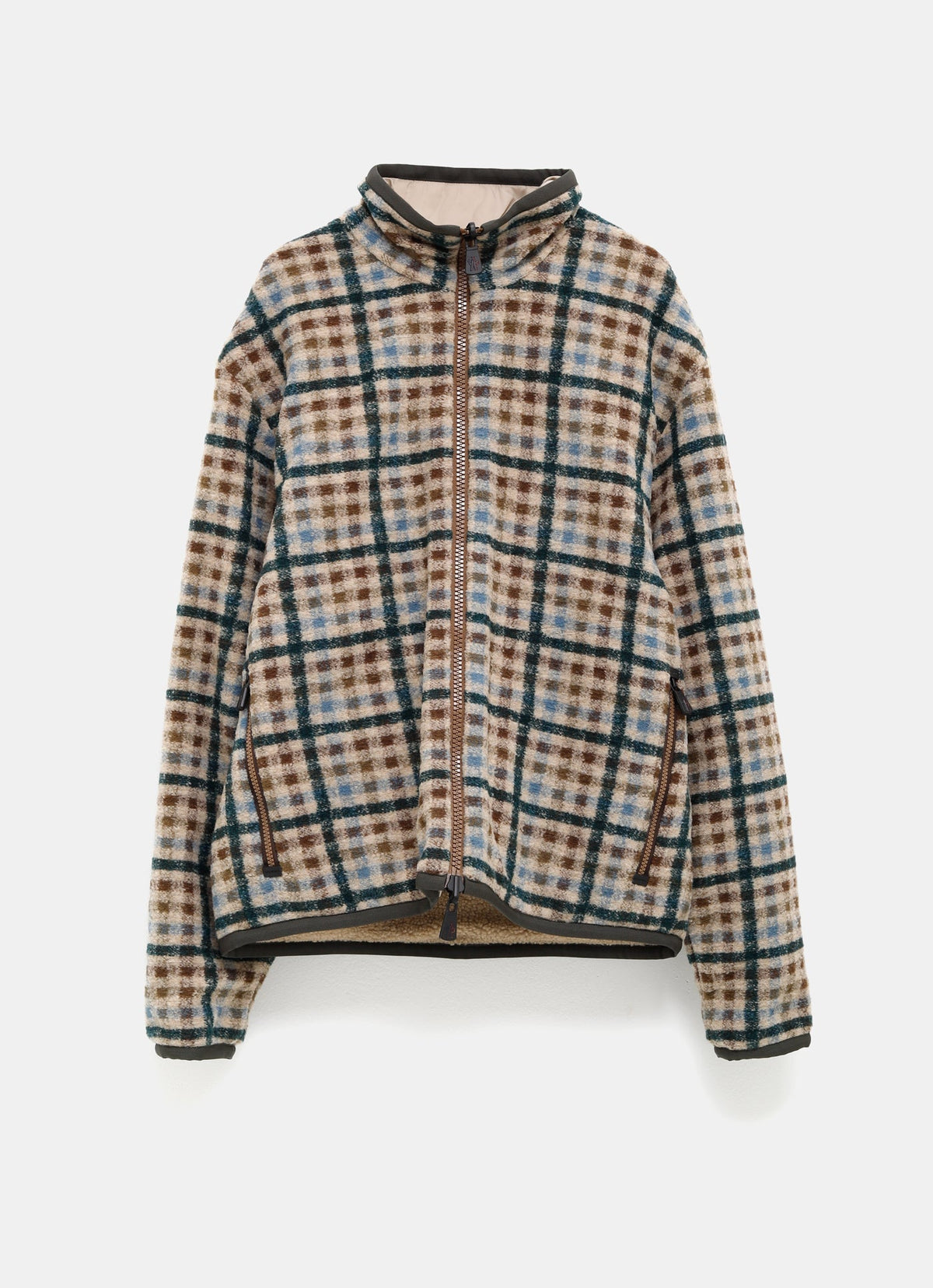 Sudadera reversible con cremallera para hombre