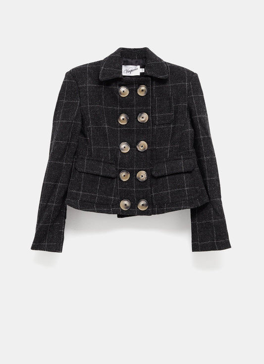 Chaqueta cruzada Melton