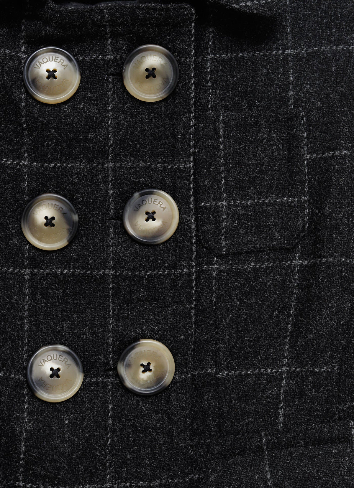 Chaqueta cruzada Melton