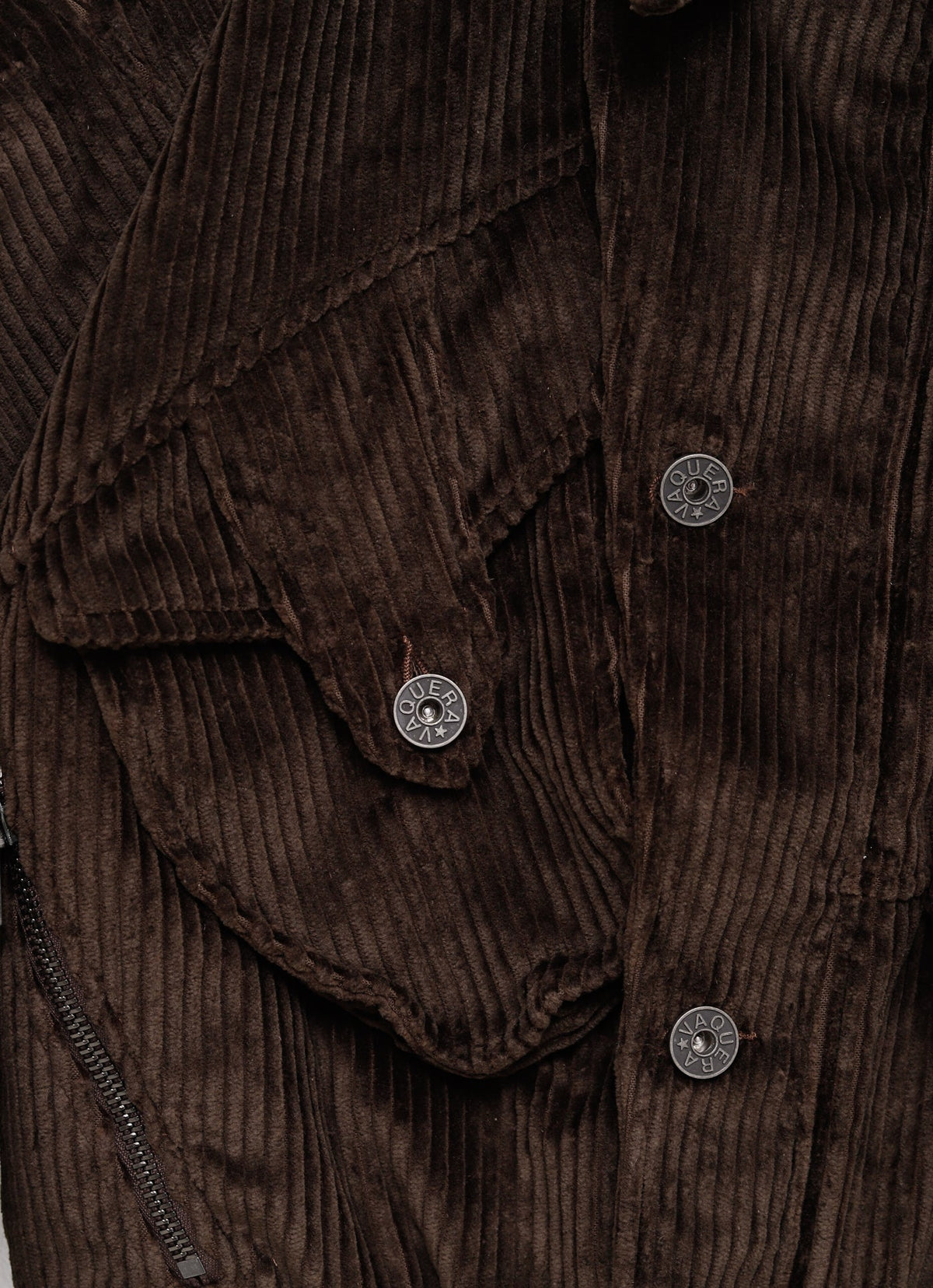 Chaqueta de pana acolchada