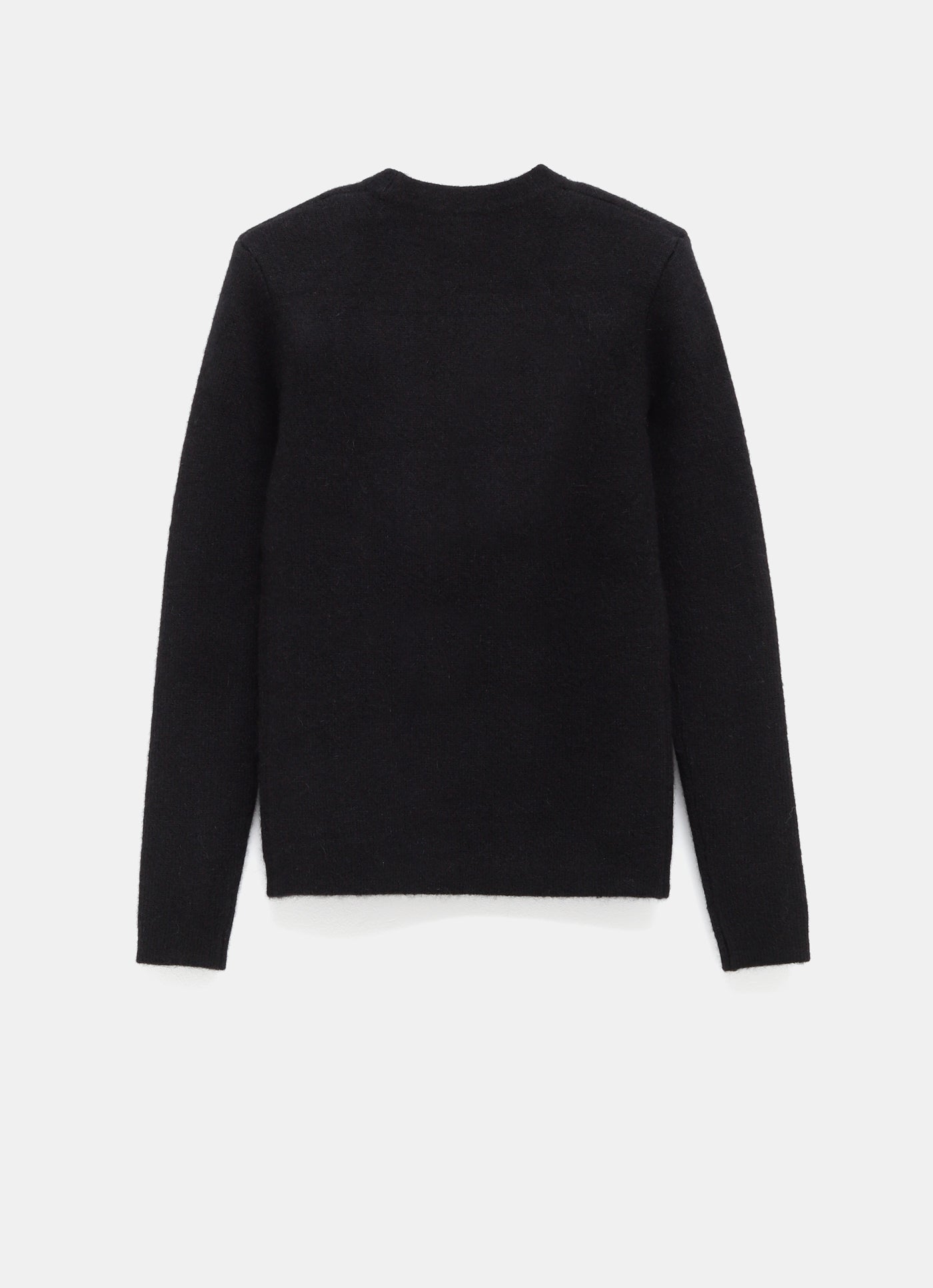 Jersey de cuello redondo con hombreras