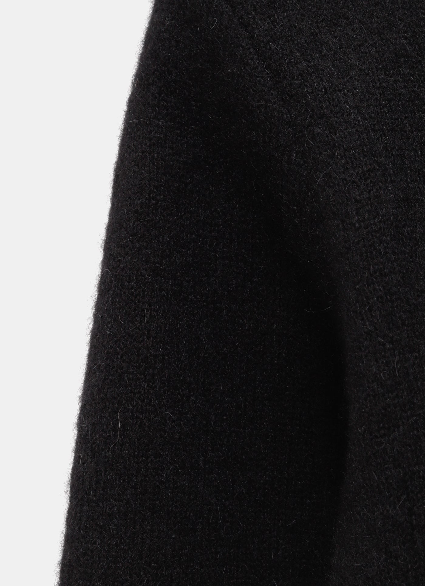 Jersey de cuello redondo con hombreras