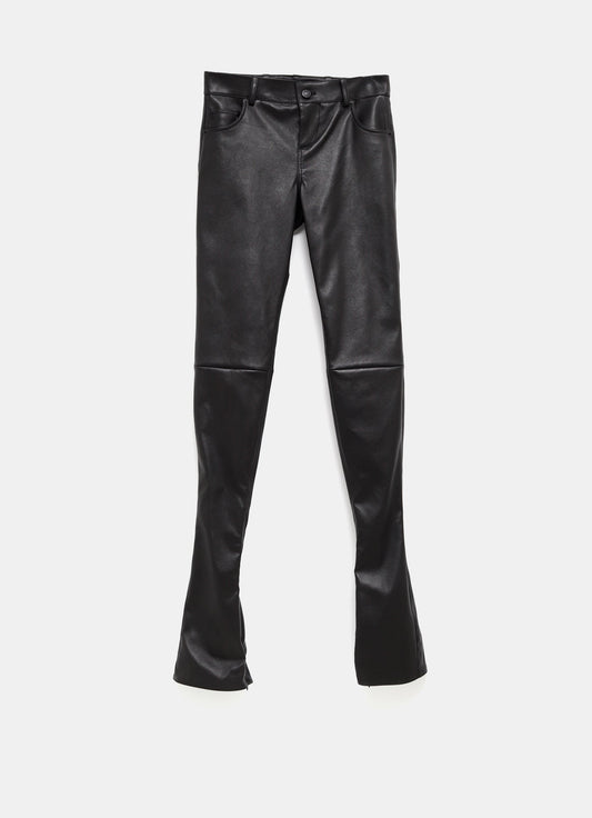 Pantalón de piel elástica para mujer