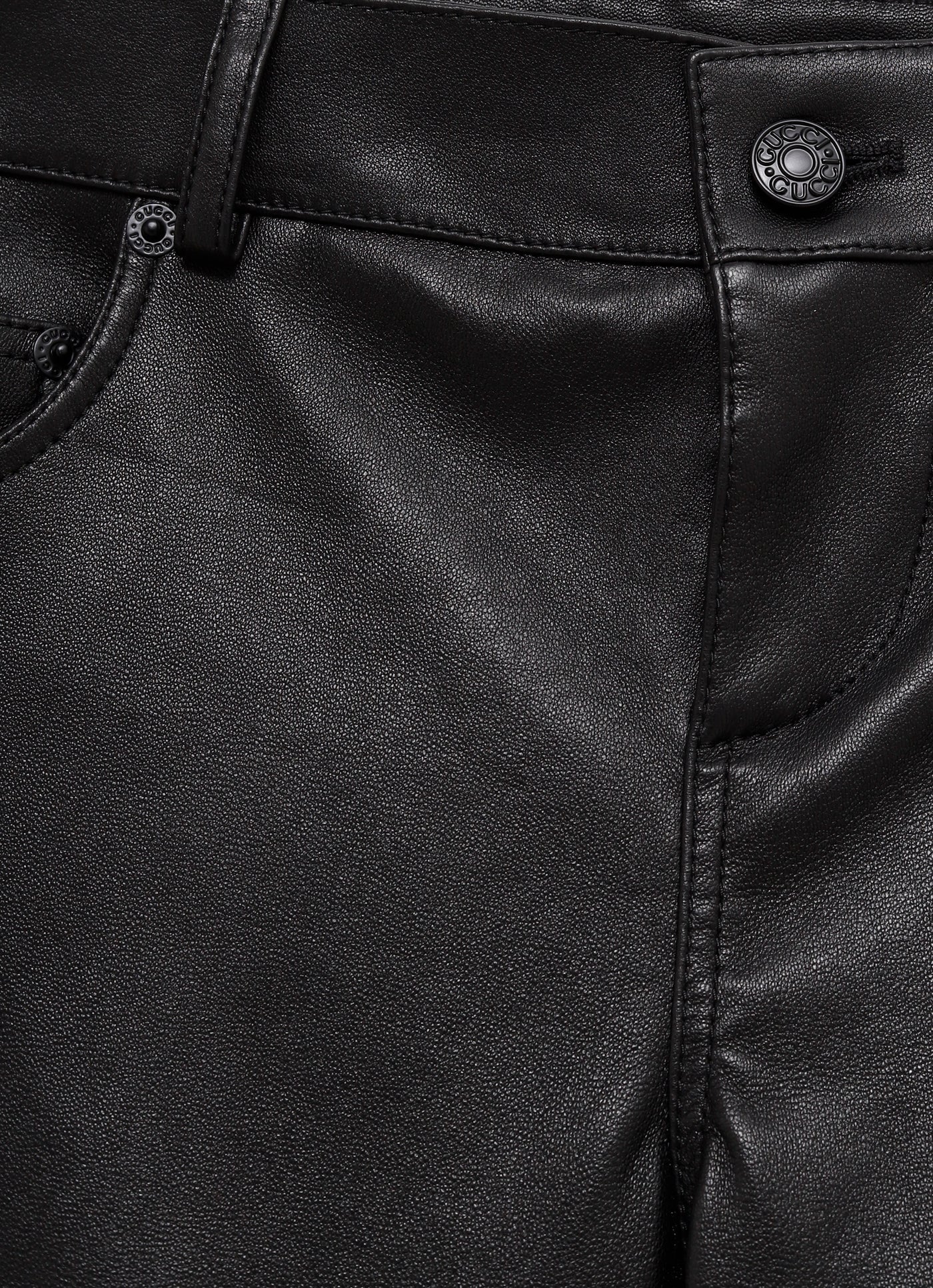 Pantalón de piel elástica para mujer