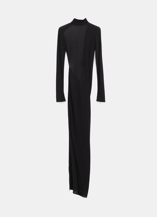 Vestido en crepé de viscosa