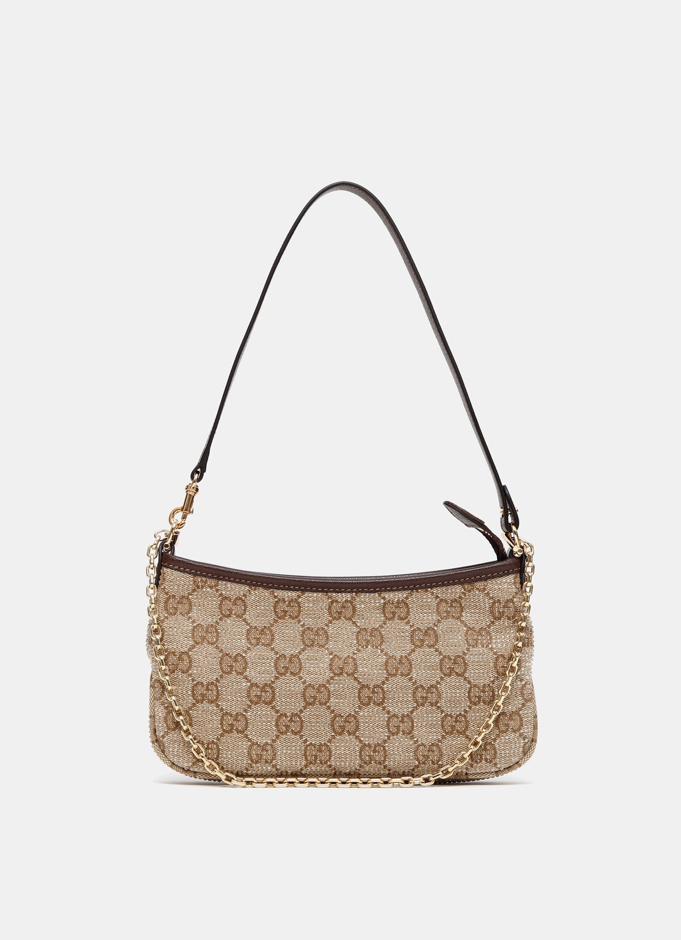 Bolso de hombro Gossip pequeño con cristales