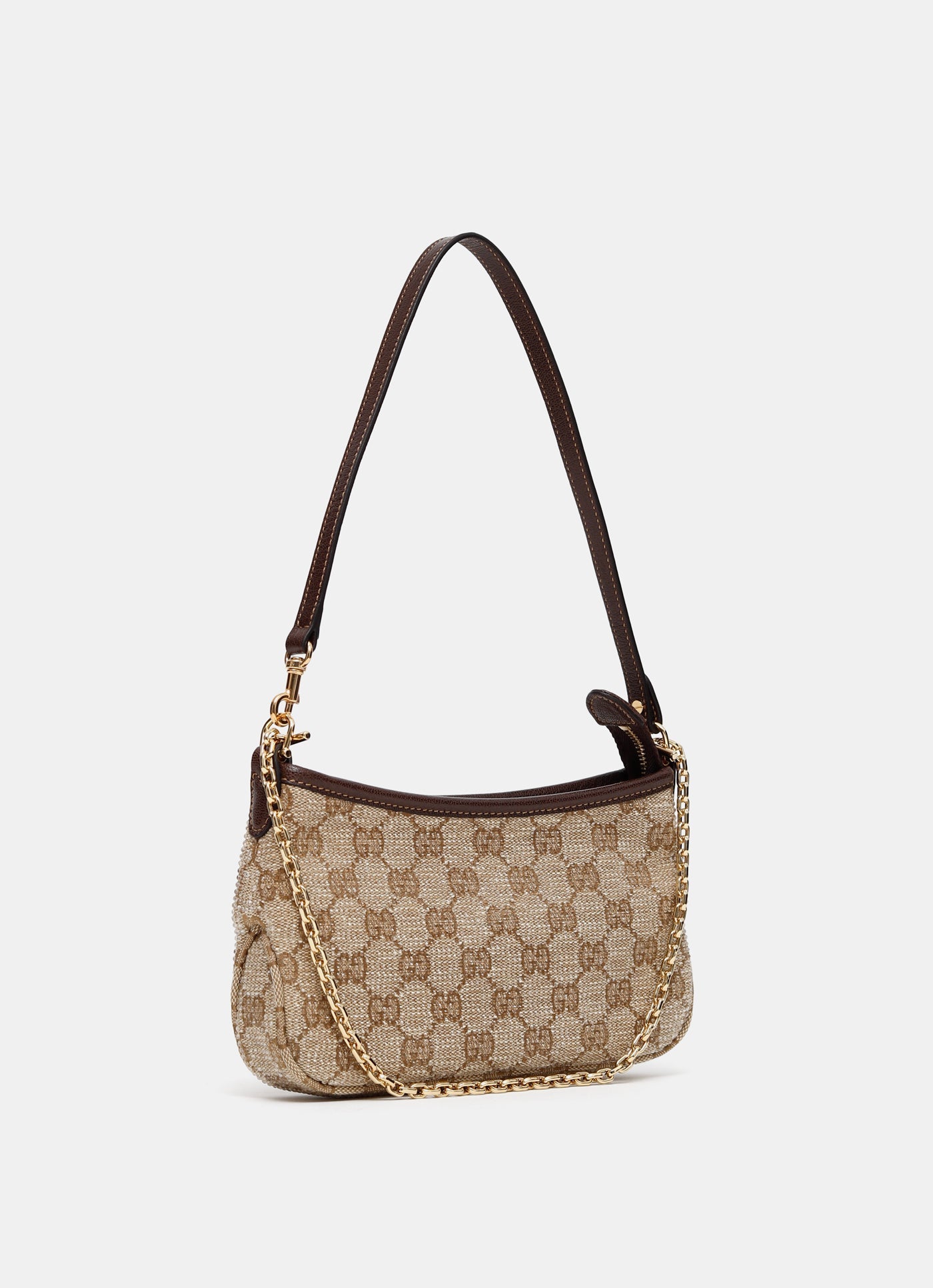 Bolso de hombro Gossip pequeño con cristales