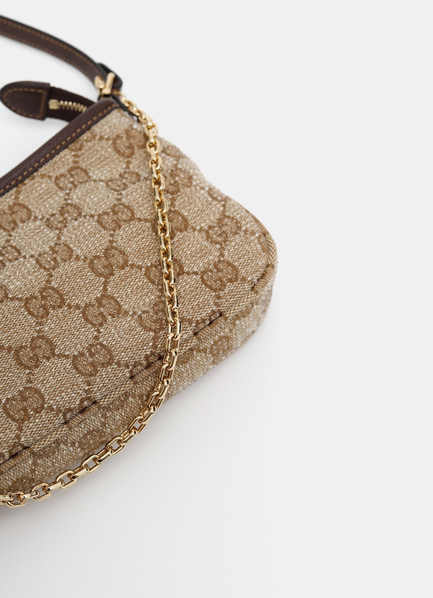 Bolso de hombro Gossip pequeño con cristales