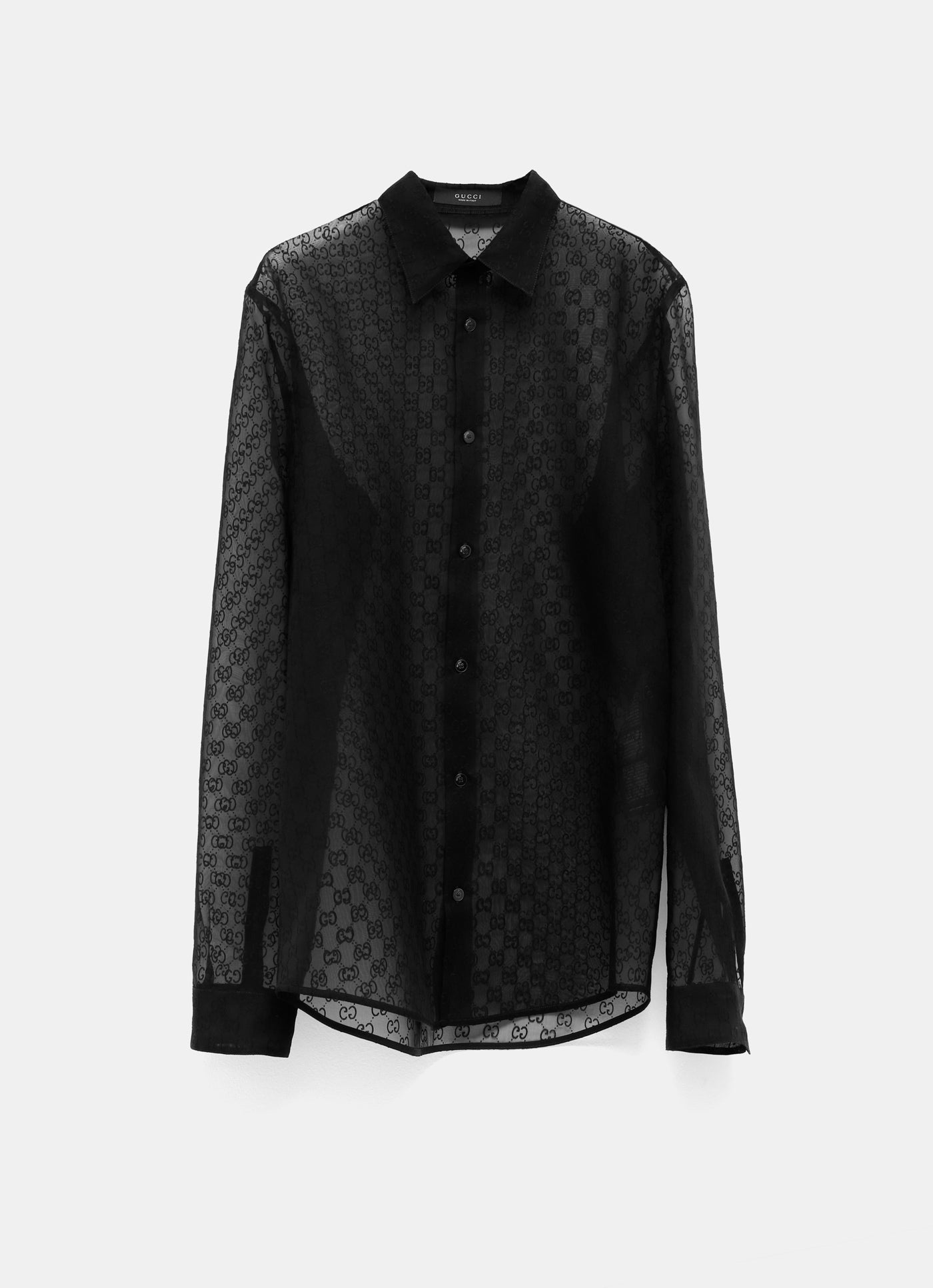 Camisa transparente GG para hombre