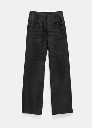 Pantalón vaquero con pintura para hombre