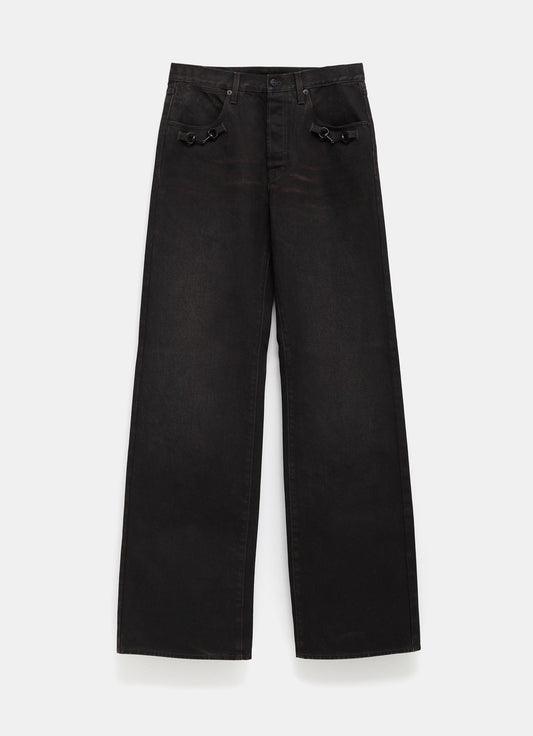 Pantalón denim con Horsebit para hombre