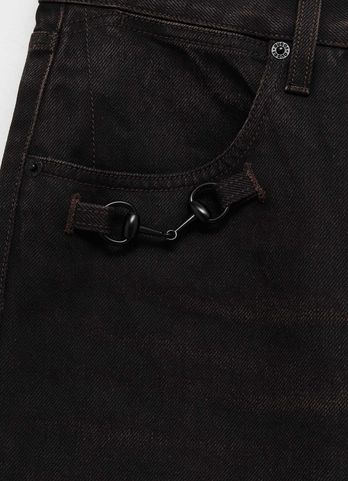 Pantalón denim con Horsebit para hombre