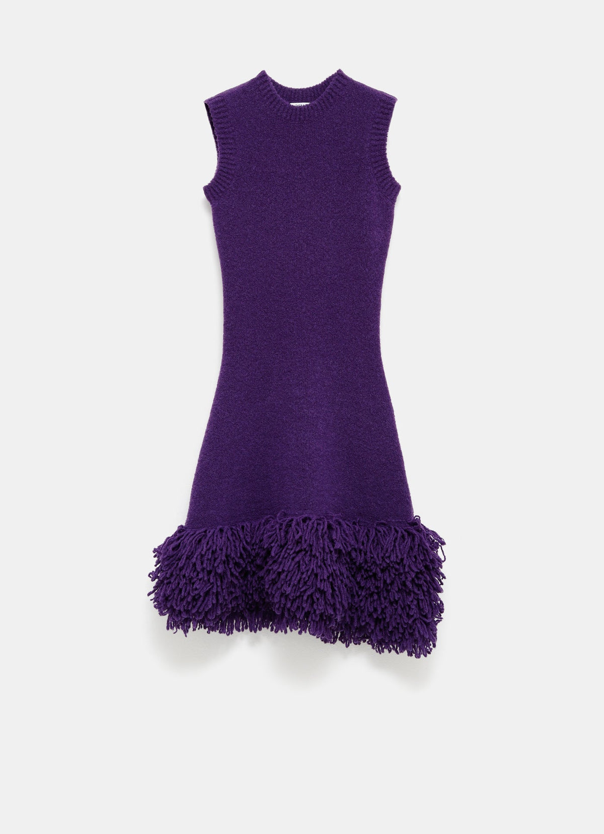 Vestido con remate de flecos