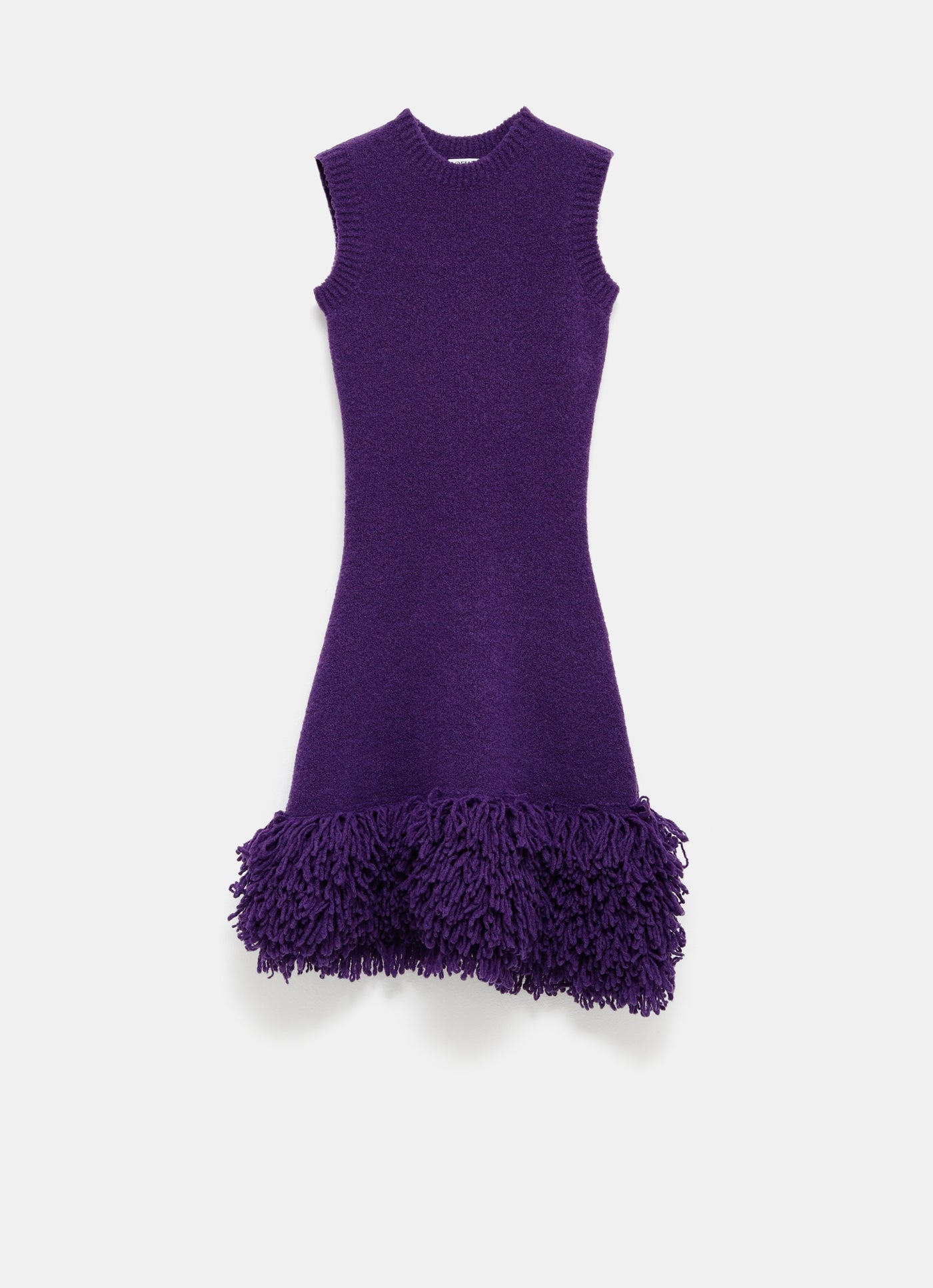 Vestido con remate de flecos