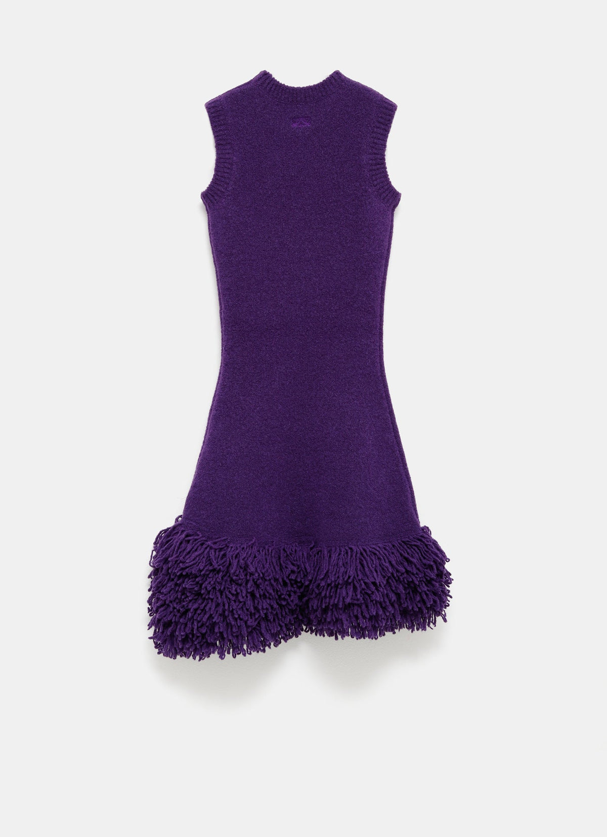 Vestido con remate de flecos