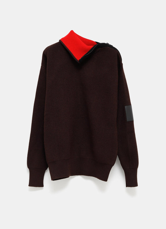 Jersey de cuello alto para mujer