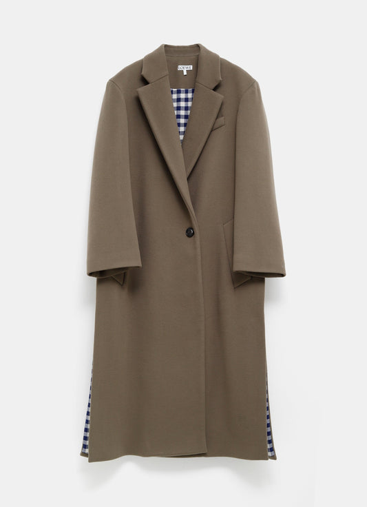 Abrigo en lana y cashmere para mujer