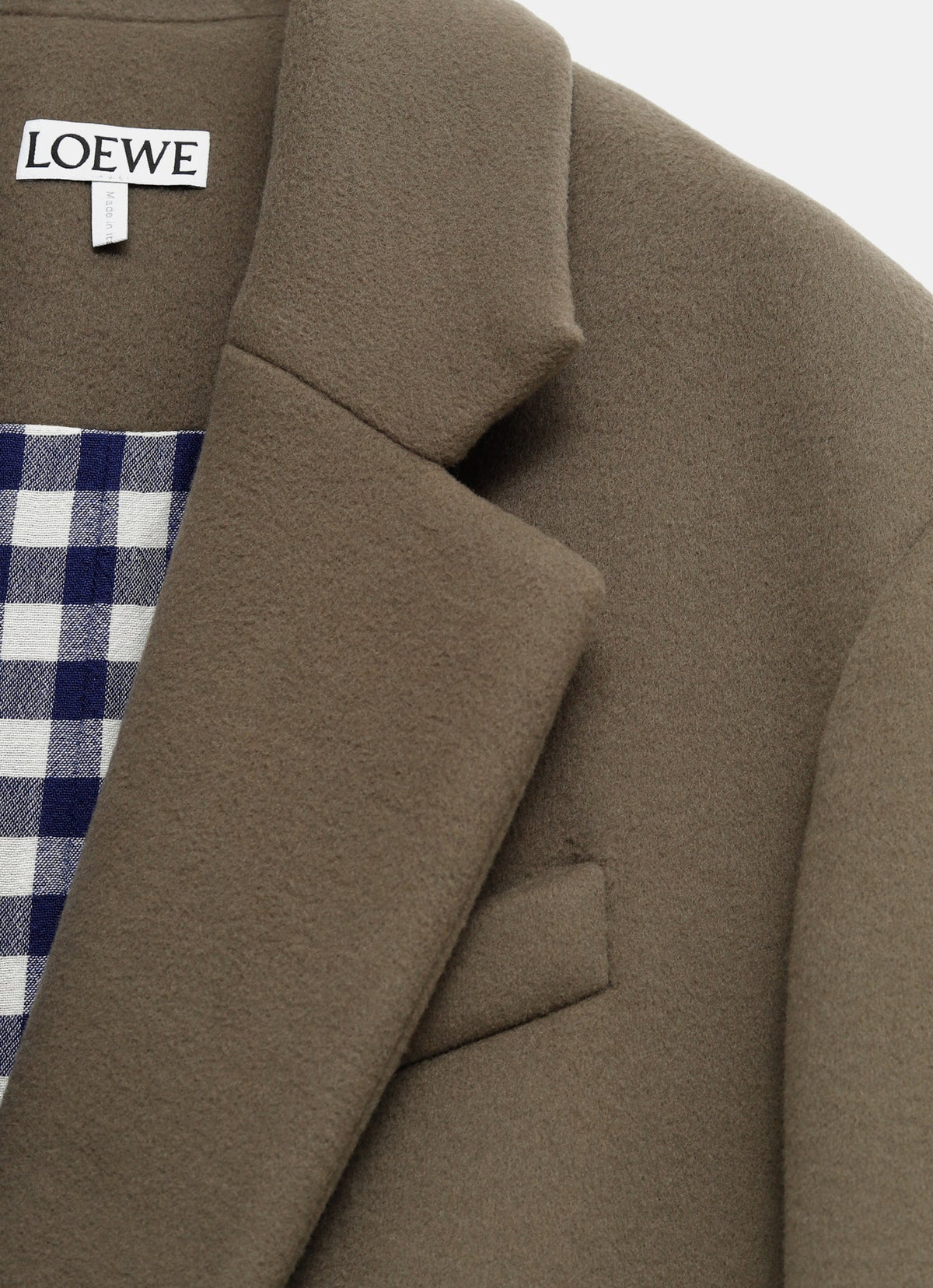 Abrigo en lana y cashmere para mujer