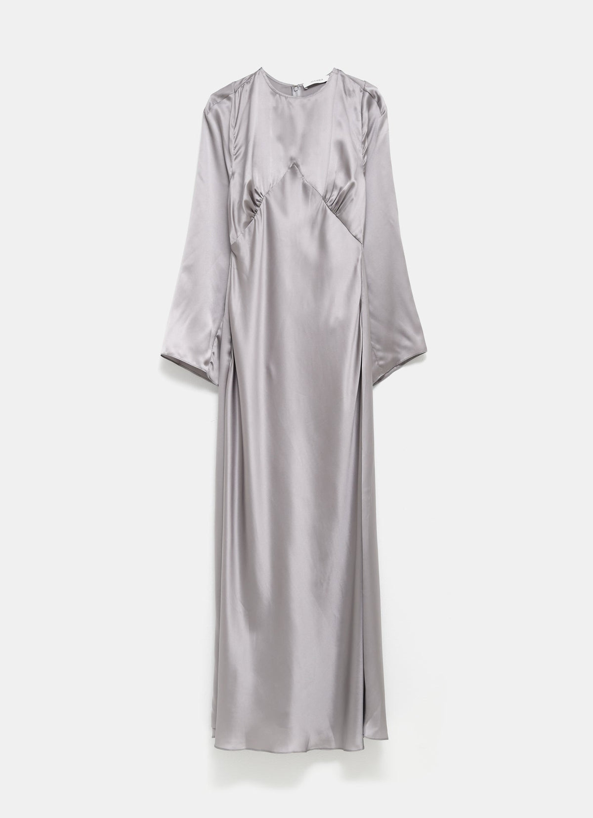 Vestido midi de manga larga