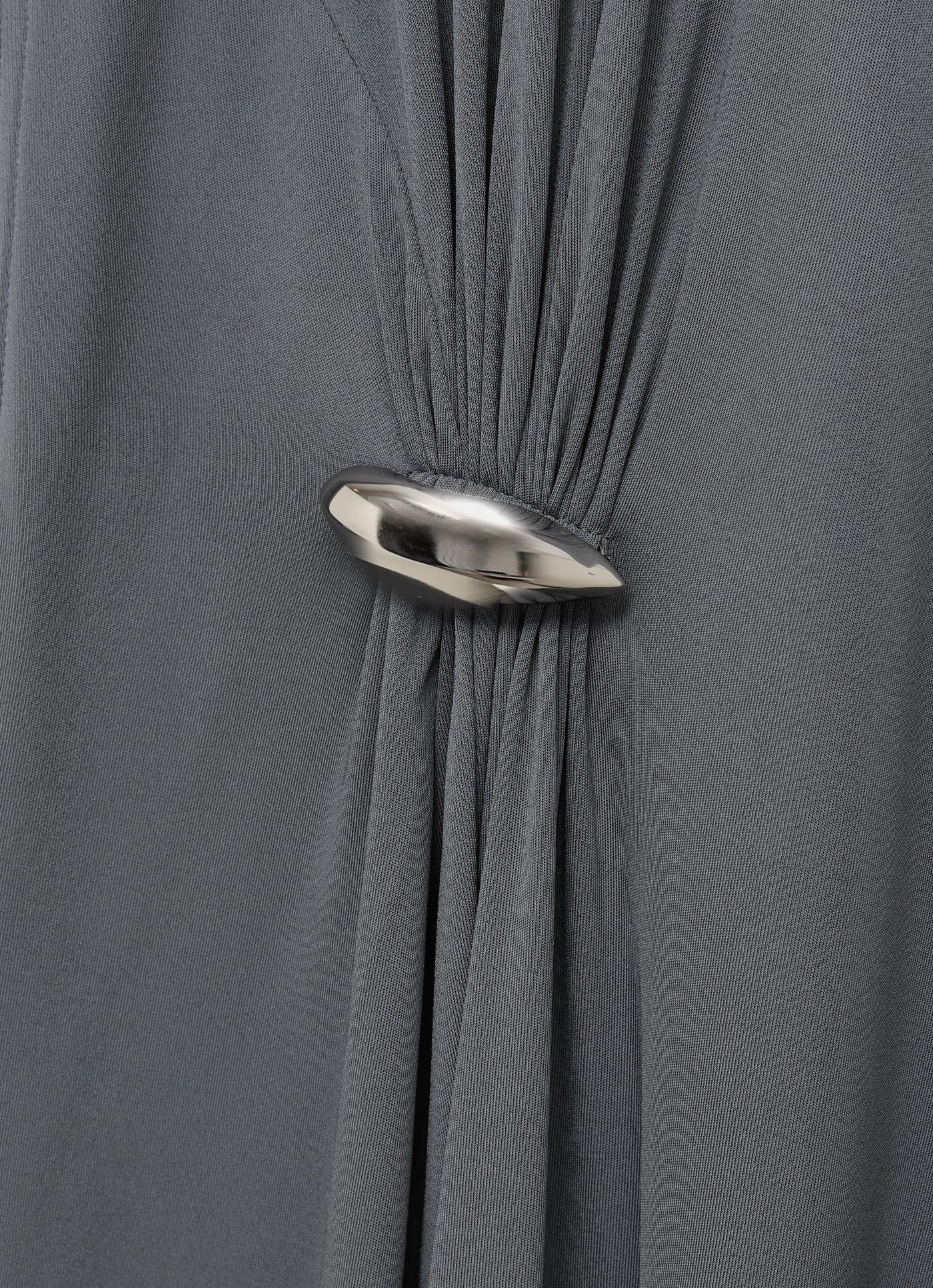 Vestido en crepé de viscosa