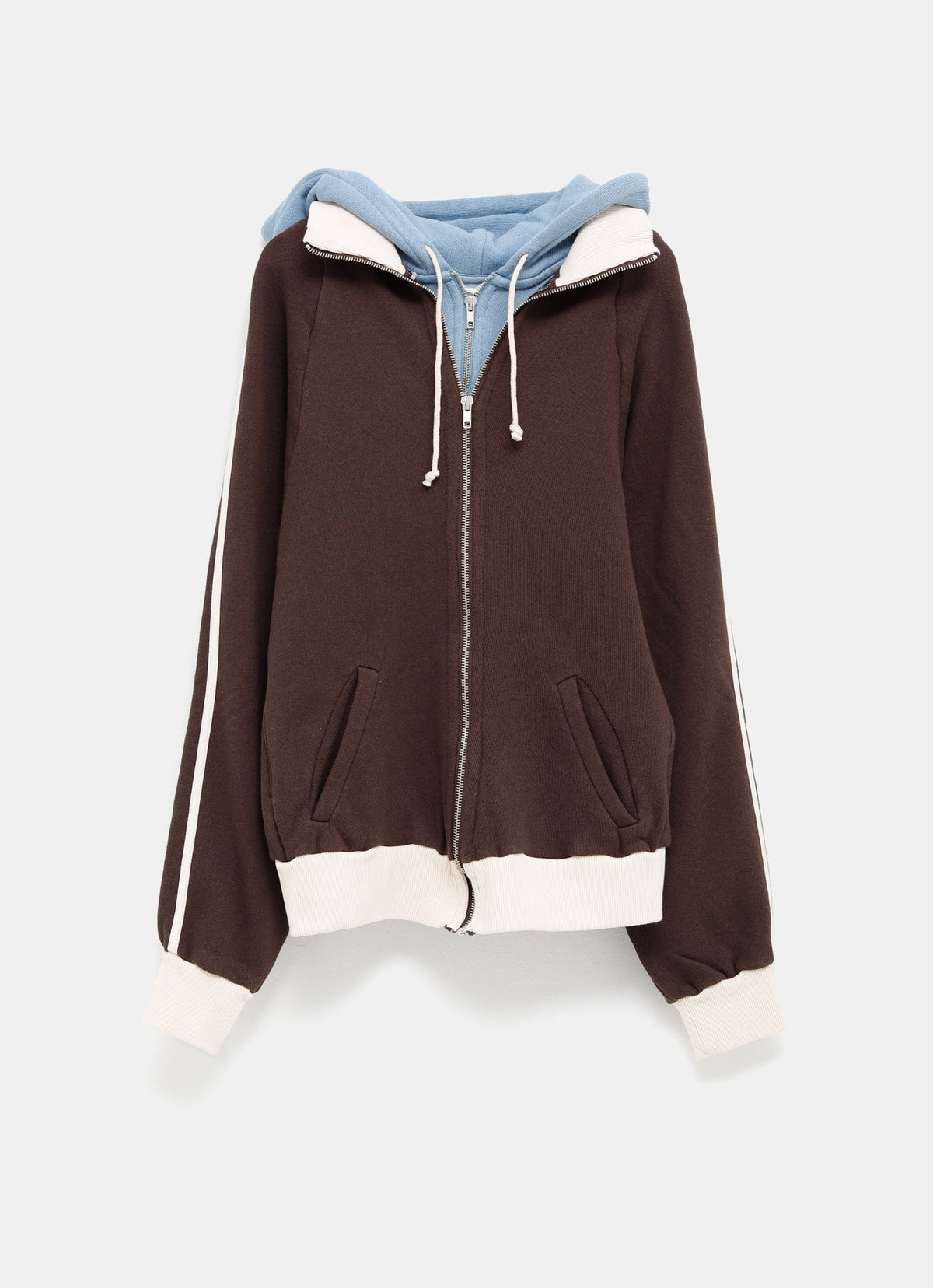 Sudadera doble con cremallera
