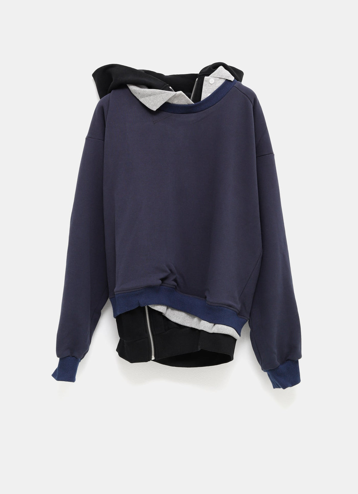Sudadera triple con capucha