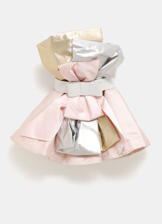 Vestido Belted Bow