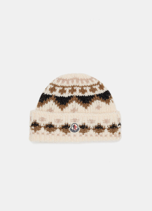 Gorro de mezcla de lana bouclé
