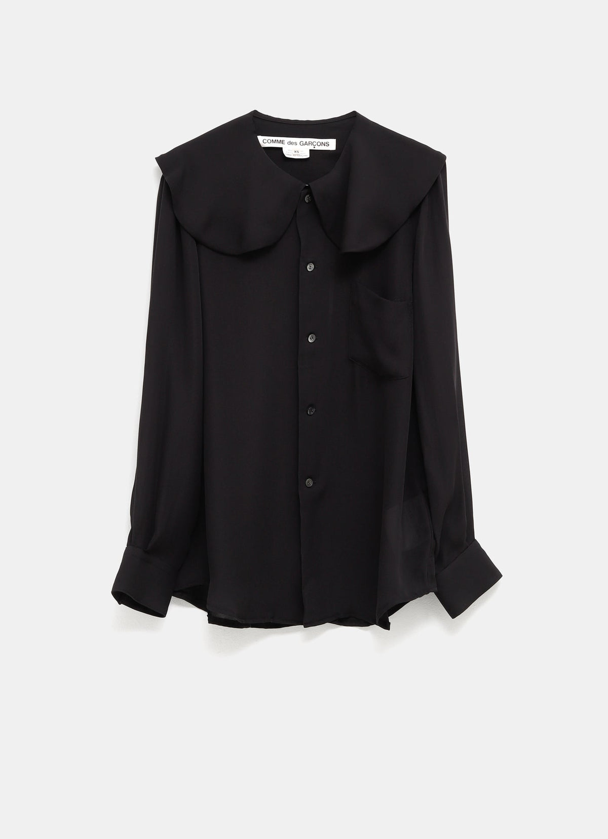 Camisa con cuello redondo