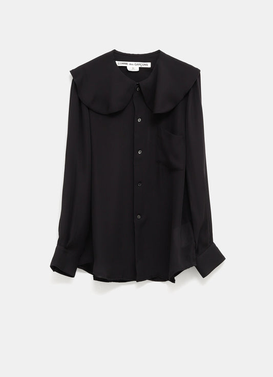Camisa con cuello redondo
