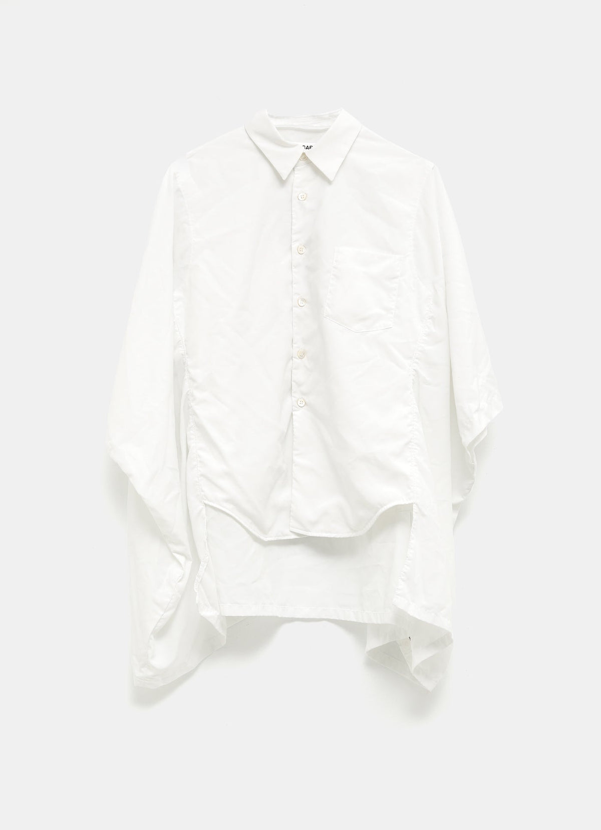 Camisa con panel cuadrado