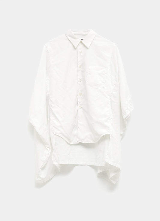 Camisa con panel cuadrado
