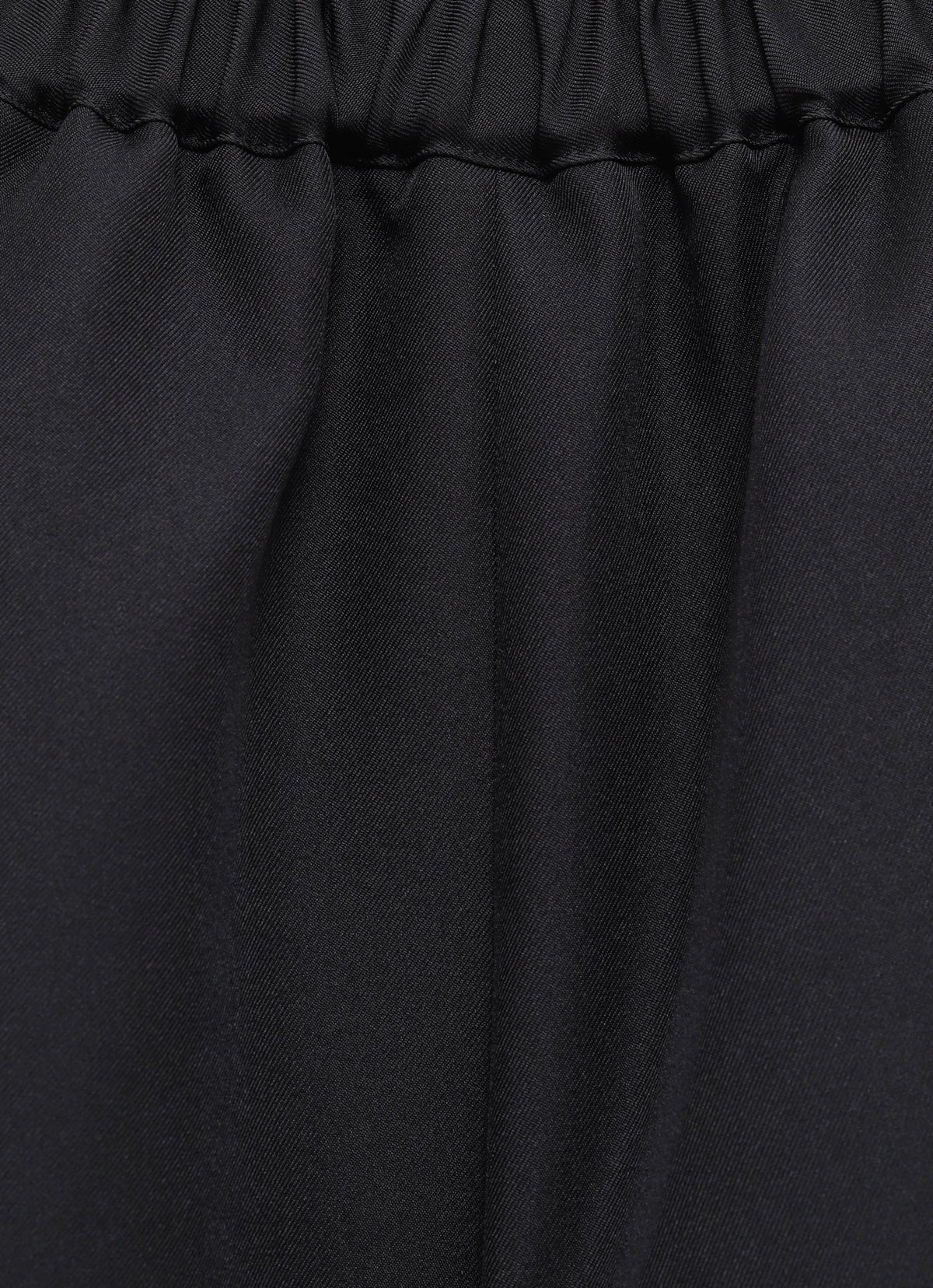 Pantalón ancho de georgette de lana