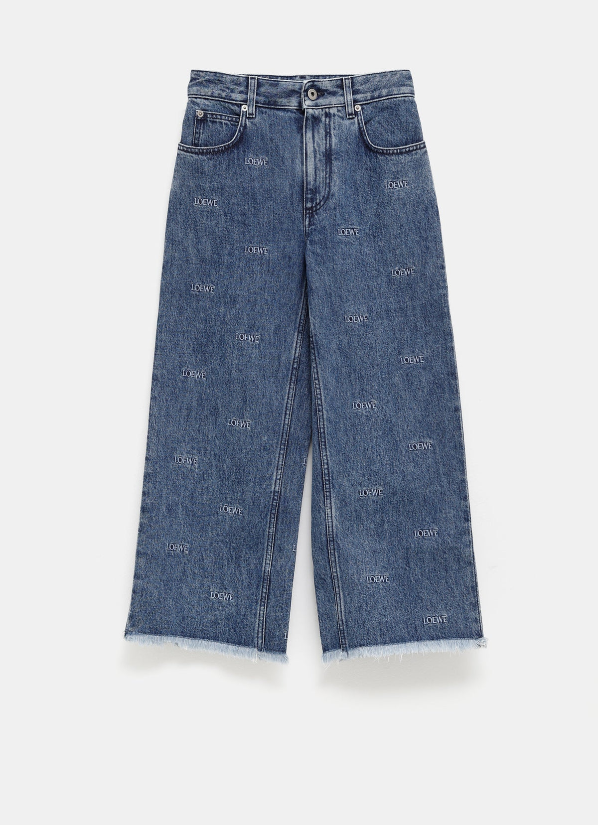 Pantalón vaquero cropped para mujer
