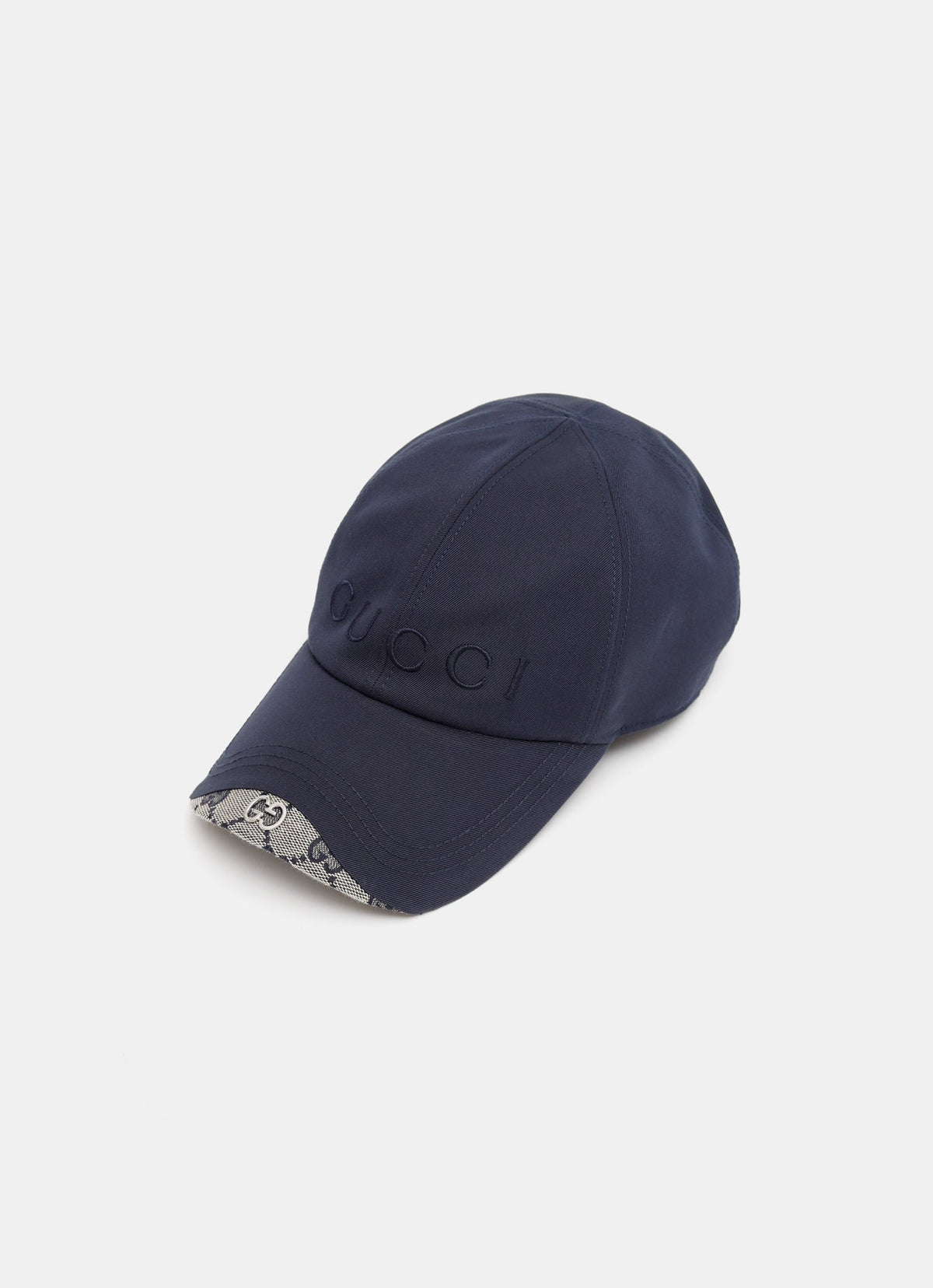 Gorra con logo bordado y detalle GG