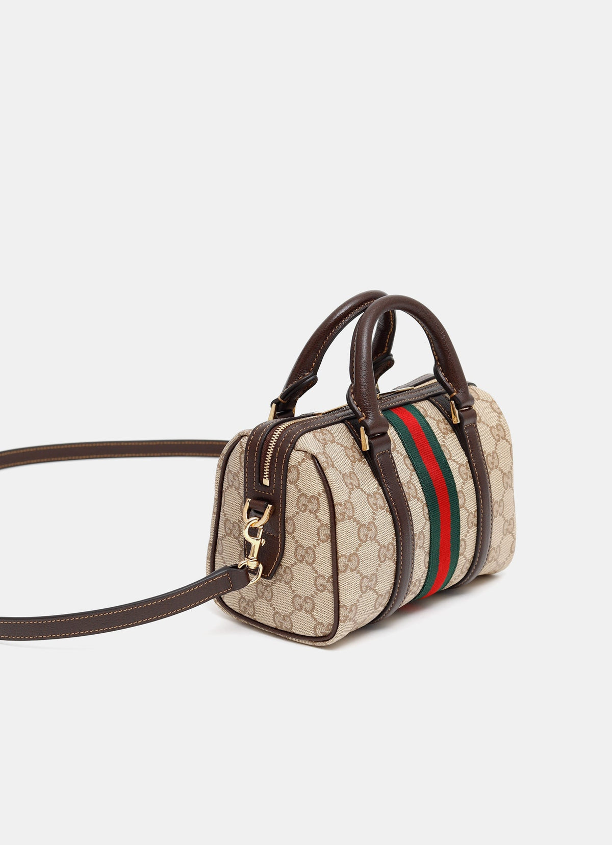 Bolso Boston Mini con tribanda Web